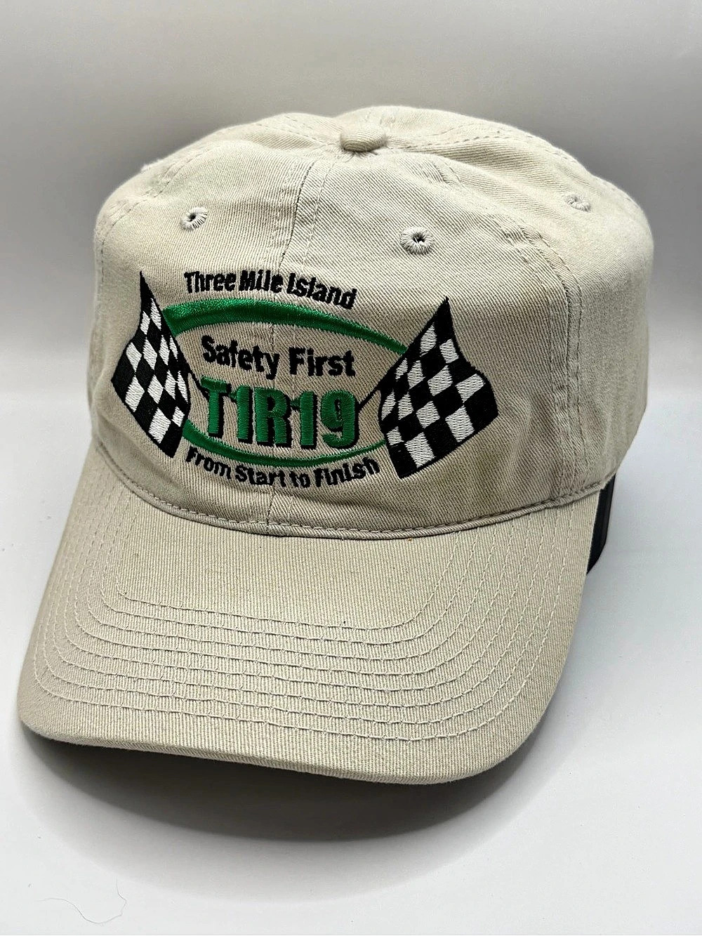 The Game Three Mile Island Nuclear Station Hat Beige & Black NWT